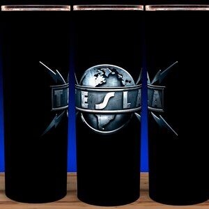 Tesla Band Hard Rock Music Cup Mug Tumbler 20oz